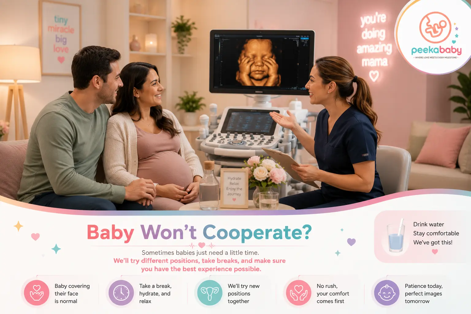 What If My Baby Won't Cooperate or We Don't Get a Clear Shot?