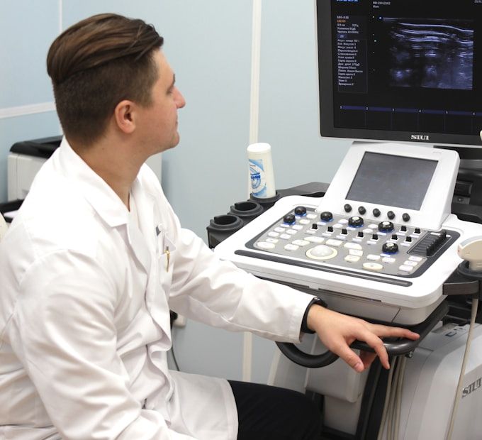Our ultrasound imaging suite in action